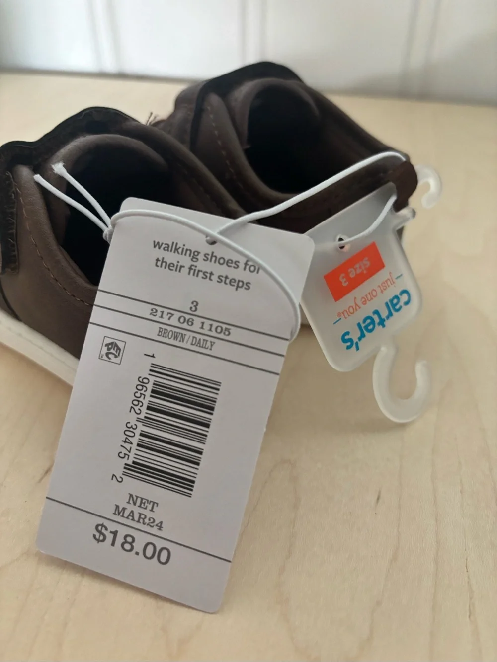 Carter's Brown Toddler Walking Shoes